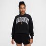Nike W Nkct Heritage Fleece Oos Gfx Crew Sweatshirt