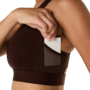 Asics Road Compression Bra - coffee