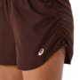 Asics Nagino Run Adjustable 4In Short - coffee