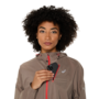 Asics Fujitrail Elite Waterproof Jacket - taupe grey