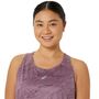 Asics Road All Over Print Tank - dusty mauve
