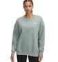 Under Armour Ua Icon Fleece Os Crew - silica green