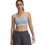 Under Armour Vanish Seamless Low Bra - harbor blue