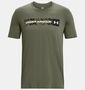 Under Armour Ua Camo Chest Stripe Ss - marine od green