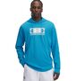 Under Armour Ua Rival Terry Logo Hood - ether blue