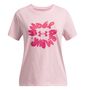 Under Armour Ua Bubble Wordmark Ss - prime pink