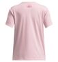 Under Armour Ua Bubble Wordmark Ss - prime pink