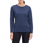 McKINLEY Da.-Langarmshirt Hunu Ls W - melange/navy