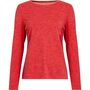 McKINLEY Da.-Langarmshirt Hunu Ls W - melange/red