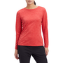 McKINLEY Da.-Langarmshirt Hunu Ls W - melange/red