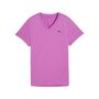 Puma W TAD ESSENTIAL VNECK Tee - violett