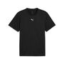 Puma M TAD ESSENTIALS HEATHER CAT Tee (CF small cat) - schwarz