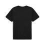 Puma M TAD ESSENTIALS HEATHER CAT Tee (CF small cat) - schwarz