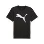 Puma M TAD ESSENTIALS Solid Cat Tee (CF big cat) - schwarz