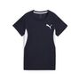 Puma W CROSS THE LINE TEE 3.0 - blau