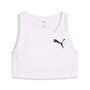 Puma W CROSS THE LINE CROP TOP 3.0 - weiss