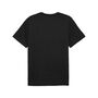 Puma M TAD ESSENTIAL HEATHER CAT TEE (CF large cat) - schwarz