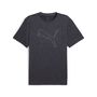 Puma M TAD ESSENTIAL HEATHER CAT TEE (CF large cat) - grau