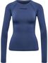 Hummel Hmlmt Shaping Seamless T-Shirt L/S - blue indigo