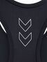 Hummel Hmlte Fundamental Sports Bra - black/white