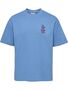 Hummel Hmlloose T-Shirt S/S Bees Stadium - lichen blue