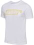 Hummel Hmlgraphic Displaced Logo Tee - white