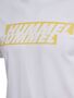 Hummel Hmlgraphic Displaced Logo Tee - white