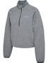 Hummel Hmltech Fleece Women Boxy Half Zip - grey melange