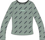 Hummel Hmlsilje Top L/S - iceberg green 