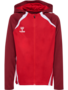 Hummel Hmllead 2.0 Zip Hoodie Kids - true red/maroon