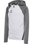Hummel Hmllead 2.0 Zip Hoodie Kids - white/steel gray