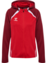 Hummel Hmllead 2.0 Zip Hoodie Woman - true red/maroon
