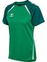 Hummel Hmllead 2.0 Jersey S/S Woman - jelly bean/evergreen