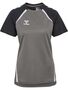 Hummel Hmllead 2.0 Jersey S/S Woman - steel gray/asphalt
