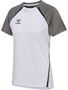 Hummel Hmllead 2.0 Jersey S/S Woman - white/steel gray