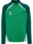 Hummel Hmllead 2.0 Half Zip Kids - jelly bean/evergreen