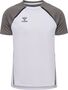 Hummel Hmllead 2.0 Jersey S/S - white/steel gray