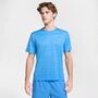 Nike M Nk Df Miler Top Ss - university blue/reflective silv