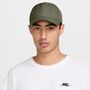 Nike U Nk Df Club Cap U Cb Mtswsh L - medium olive/metallic silver