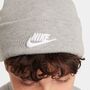 Nike K Nk Peak Beanie Tc Fut - dk grey heather/white