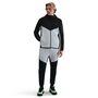Nike M Nk Tch Flc Fz Wr Hoodie - black/dk grey heather/black