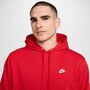 Nike M Nk Club Ft Po Hoodie - university red/university red/white