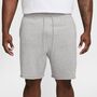 Nike M Nk Club Alumni Ft Short - dk grey heather/lt smoke grey/white