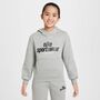 Nike K Nsw Club Flc Hdy Fmly -Pd - dk grey heather/white/black