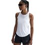 Nike W Nk Tempo Df Tank - white/reflective silv