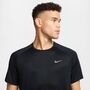 Nike M Nk Dfadv Stride Ss Top - black/reflective silv