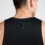 Nike M Nk Dfadv Stride Tank - black/reflective silv