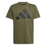 adidas J Bl Tee 160 - olistr/black