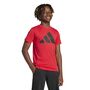 adidas J Bl Tee 160 - purrub/black