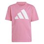 adidas Lk Bl Tee 160 - pnkfus/white